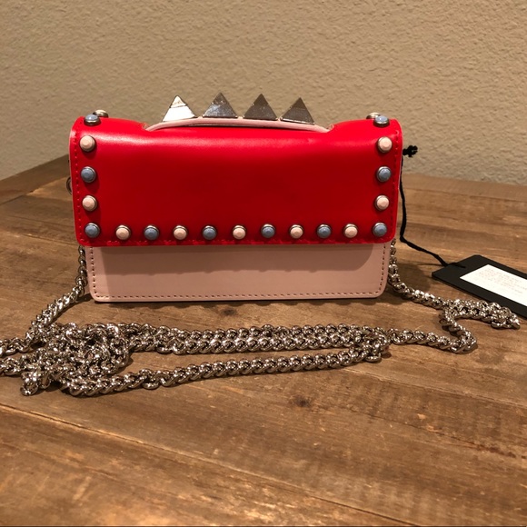 Mini Salar Zoe Ring Bag Poppy/Pink - Picture 12 of 14